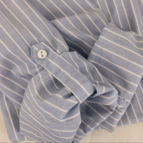 a.moon • Oversized Striped Tunic Shirt - Picture 5 of 13